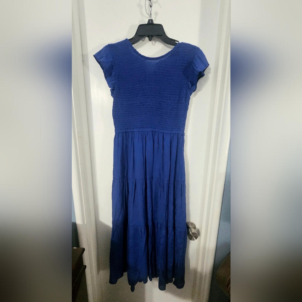Royal Blue Midi Dress